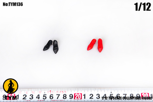 现货 TYM136 1/6 1/12 女高跟鞋白雪公主水晶鞋 女兵人配件