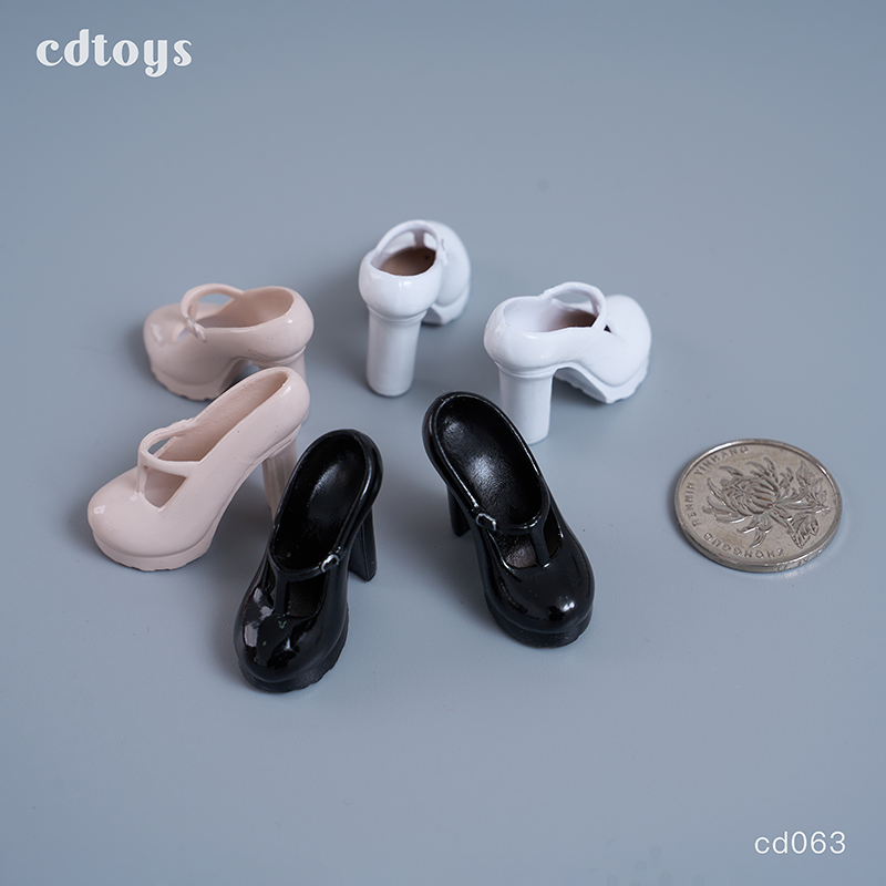 1/6女兵人素体女仆JK鞋高跟鞋