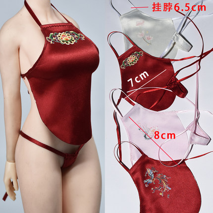 现货1/6 Tbleague 女兵人肚兜 古风唯美内衣套装