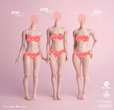 女兵人素体1/6关节可动