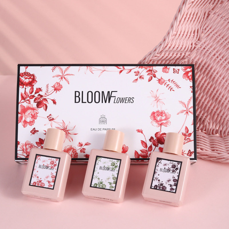 小城伊香女士香水套装持久淡香花悦绽放繁花之水外贸爆款香水