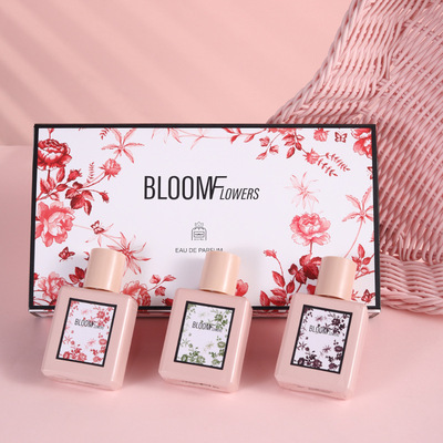小城伊香女士香水套装持久淡香花悦绽放繁花之水外贸爆款香水