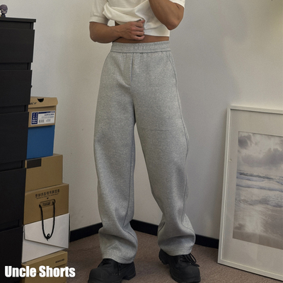 UncleShorts日常通勤直筒卫裤男