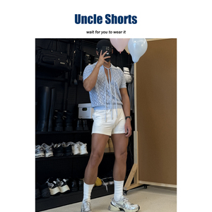 UncleShorts美式辣男镂空针织衫