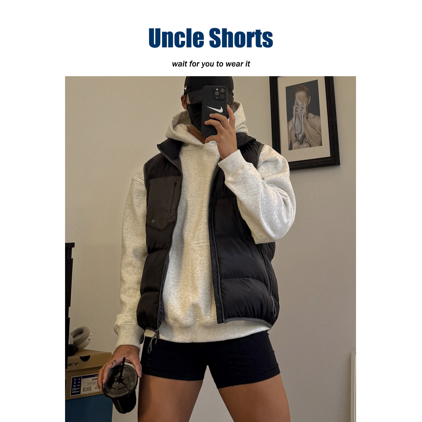 运动90白鸭绒马甲轻羽绒背心外套