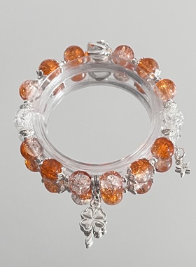 LIME 原创琉璃串珠手链 tfboys十周年纪念版应援色手链周边饰品