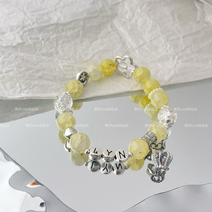 LIME |原创设计 刘宇宁应援色串珠手串女礼物小众简约diy闺蜜