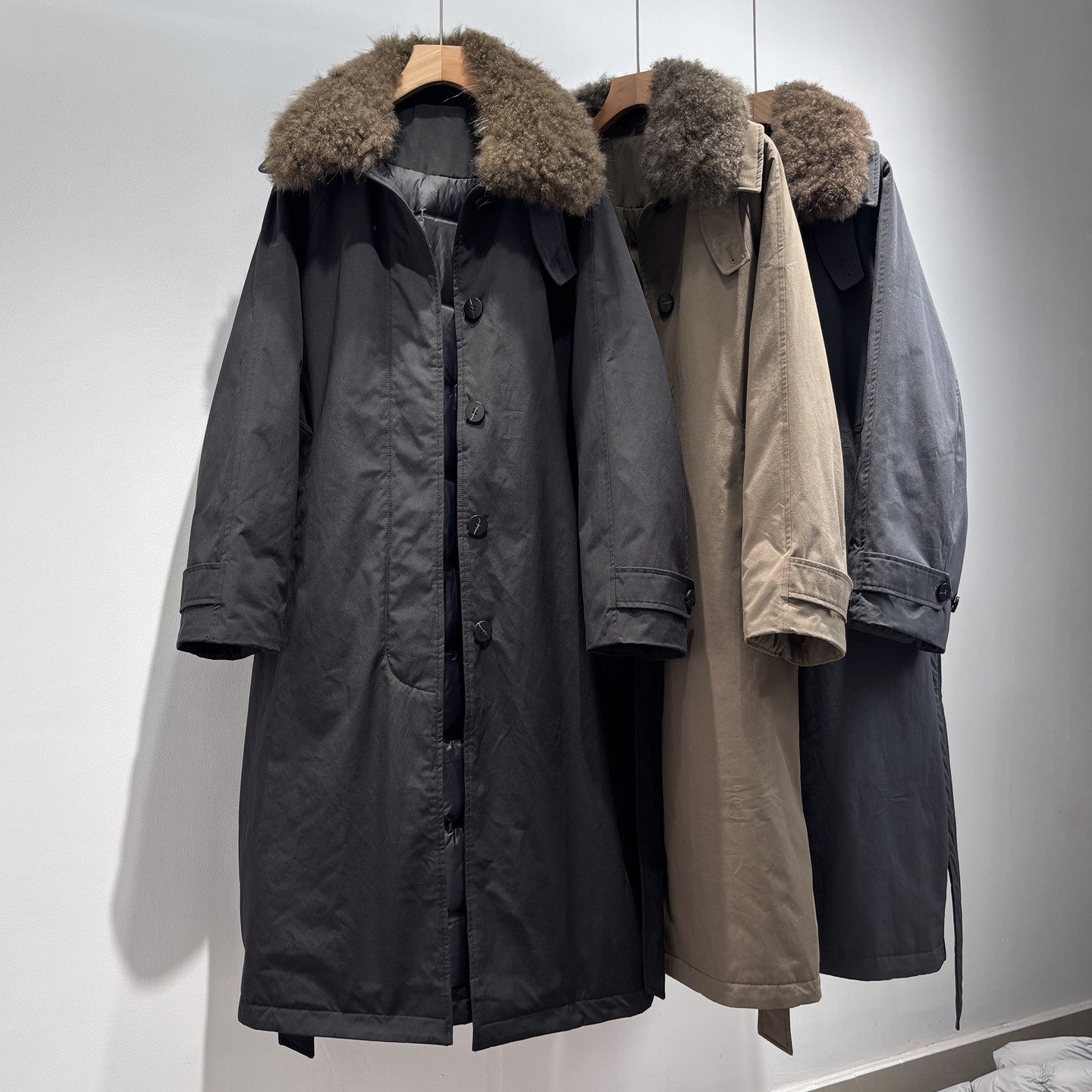 过膝长款收腰显瘦90白鹅绒羽绒服