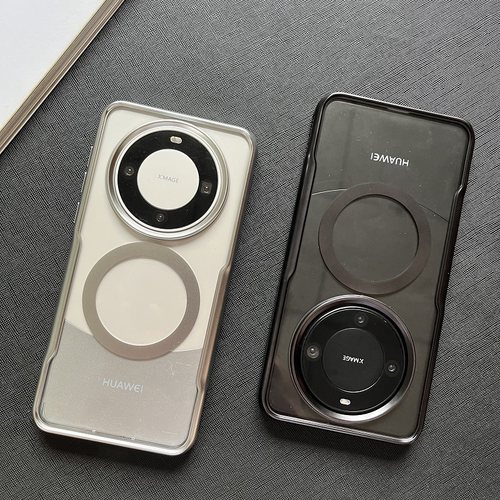 华为Mate60Pro+手机壳官网钛金属色磁吸适用mate60全包小蛮腰护甲60P高清防汗超薄散热商务裸机防摔保护壳套