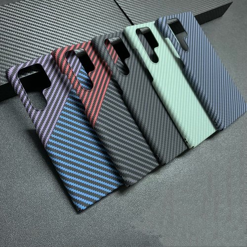 三星S22Ultra手机壳碳纤维全包