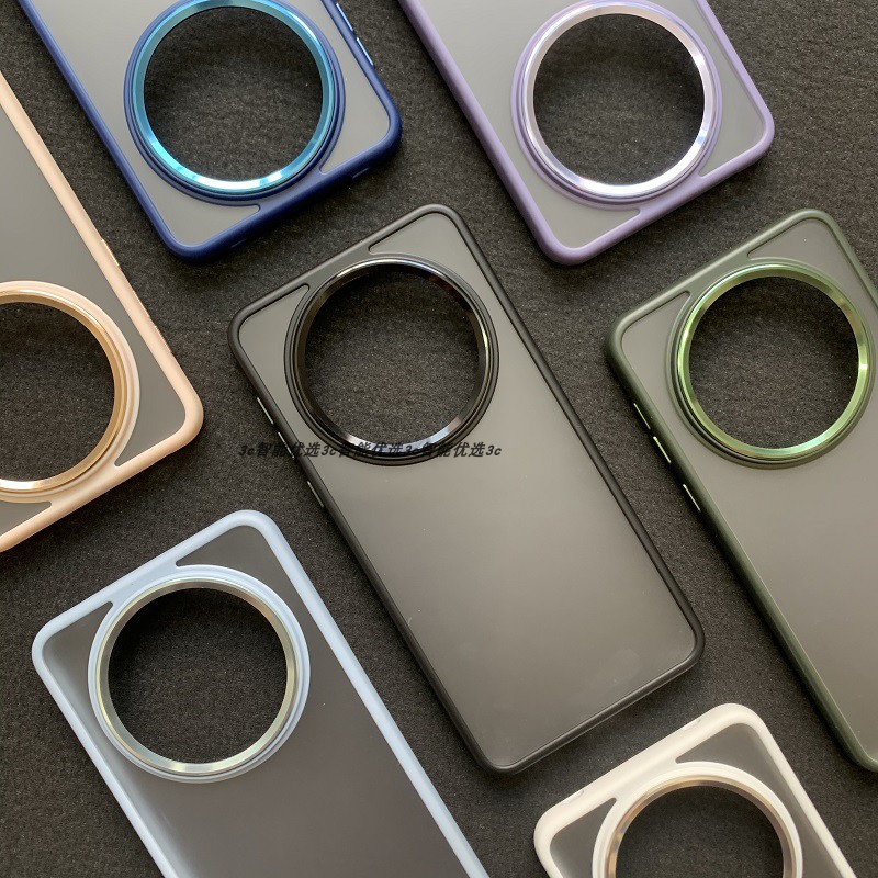 华为Mate60Pro手机壳金盾磨砂