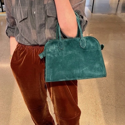 潮流小众宝贝Margaux10系列手提单肩斜挎通勤磨砂皮真皮时尚女包