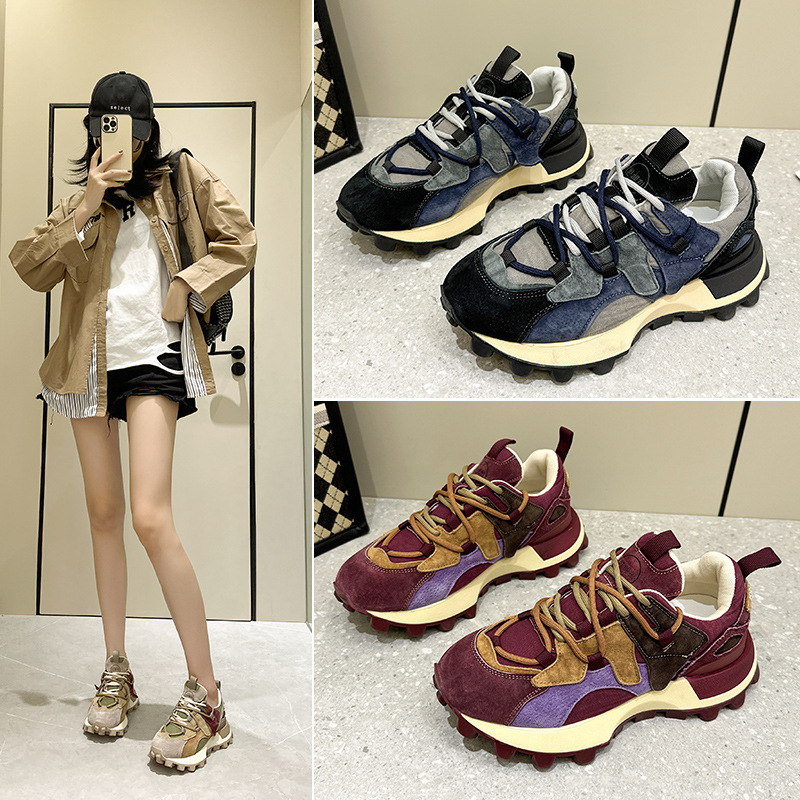 爆款老爹鞋增高厚底休闲华阿甘鞋