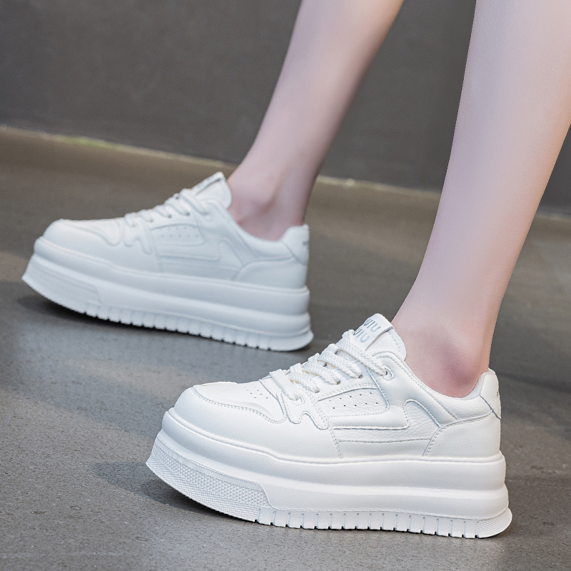 松糕厚底小白鞋增高运动休闲板鞋