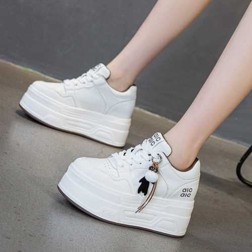 9cm超火时尚老爹鞋显瘦厚底小白