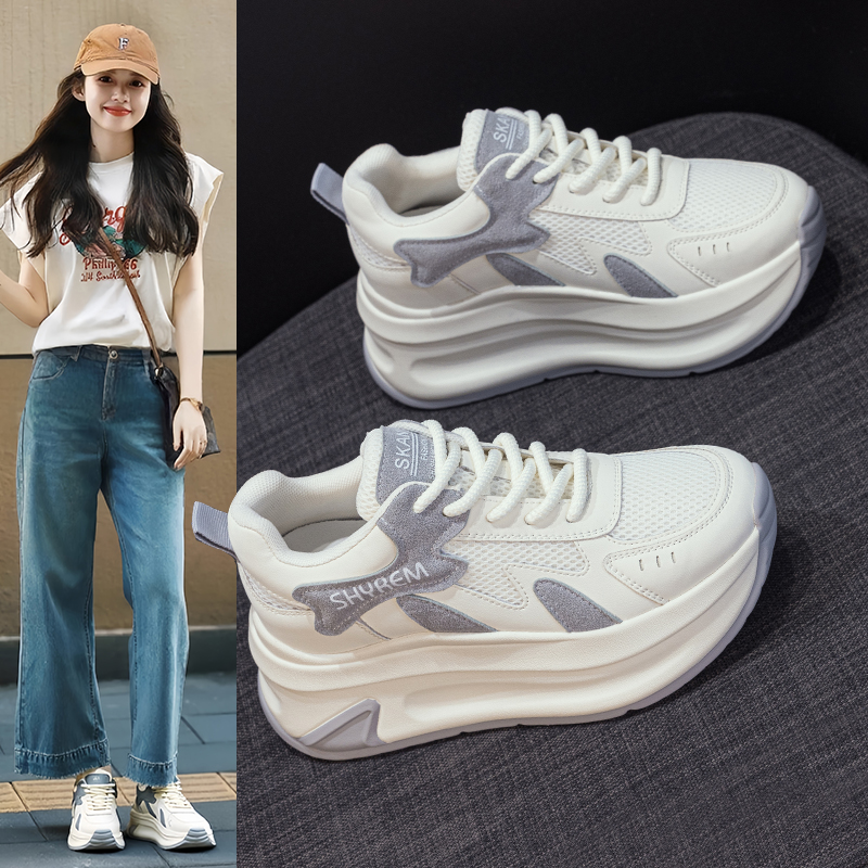 运动鞋2025夏秋网红超火小白鞋
