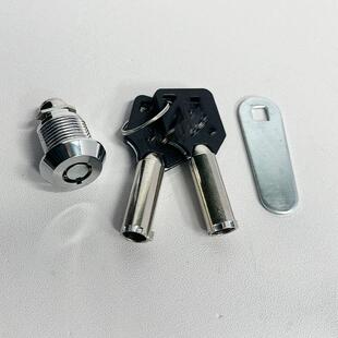 应急锁通信箱密码柜端面弹子锁头保险柜锁梅花锁圆匙转舌锁