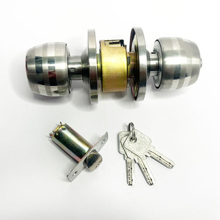 5831球形锁铜芯重款室内门锁房间锁等长舌短舌