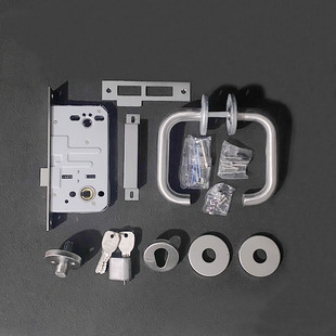 不锈钢防火锁通道管井锁逃生门锁全套带锁体消防门锁