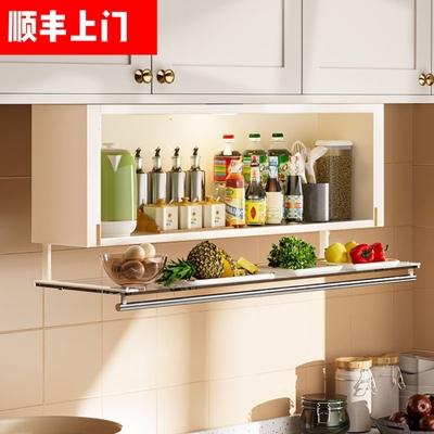 免打孔厨房置物架调料收纳架