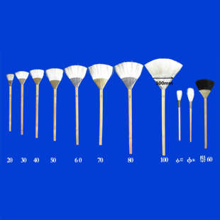 (包邮)铸造专用羊毛担笔 掸笔 涂料笔 笔刷 铁夹笔 单笔 掸刷