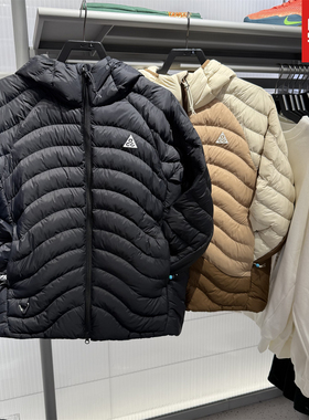 NIKE耐克男子棉服外套ACG户外25冬季新款保暖轻便连帽夹克HJ3736