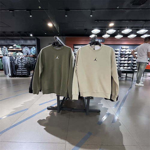 正品Nike/耐克秋冬款男子加绒圆领宽松休闲运动卫衣套头衫FV8451