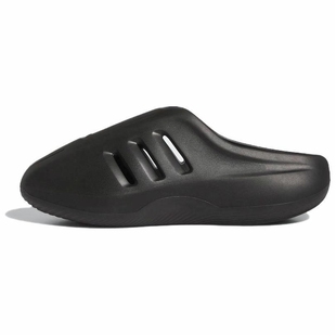 ADIDAS三叶草ADIFOMLLLNFINITYMULE黑色男女运动包头拖鞋 IG6969
