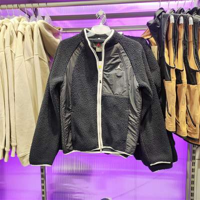 正品Nike耐克百搭简约男子冬季运动休闲摇粒绒保暖外套DV1584-010