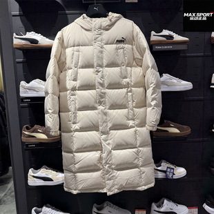 鸭绒连帽外套693528 PUMA彪马男女中长款 羽绒服户外保暖25冬款