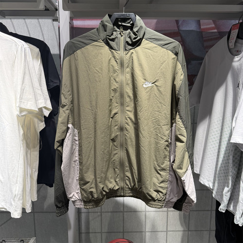 耐克男子棒球服外套立领夹克