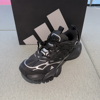 阿迪达斯男女厚底增高老爹鞋