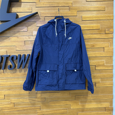 耐克男子薄外套连帽夹克