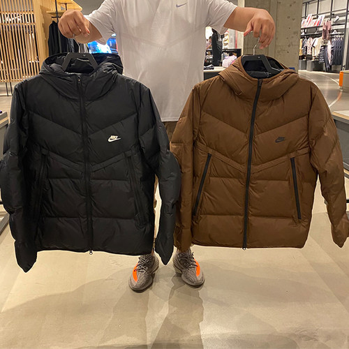 耐克Nike男子短款羽绒服连帽