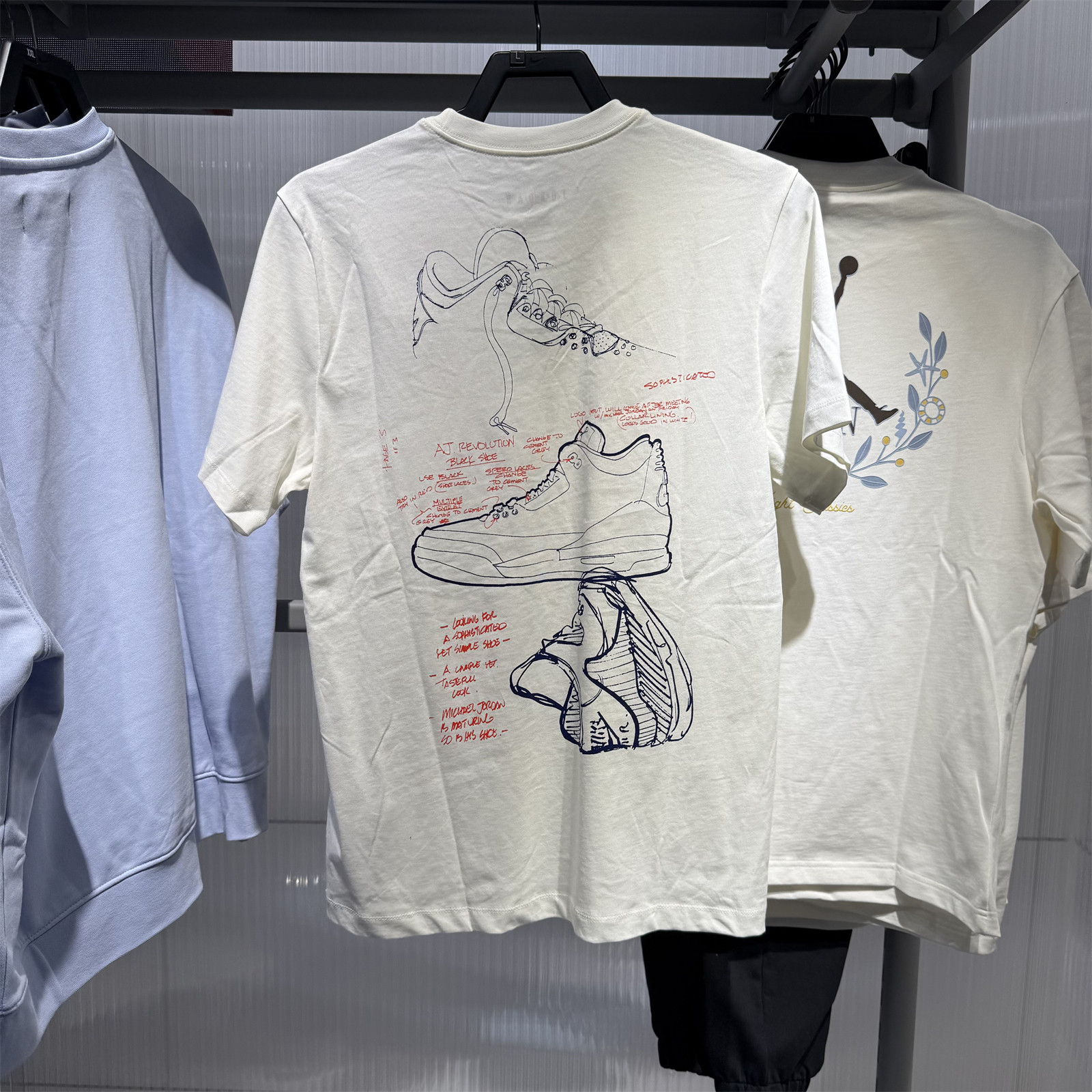 Nike耐克男子短袖AirJordan篮球运动2025夏新款半袖纯棉T恤IB7527