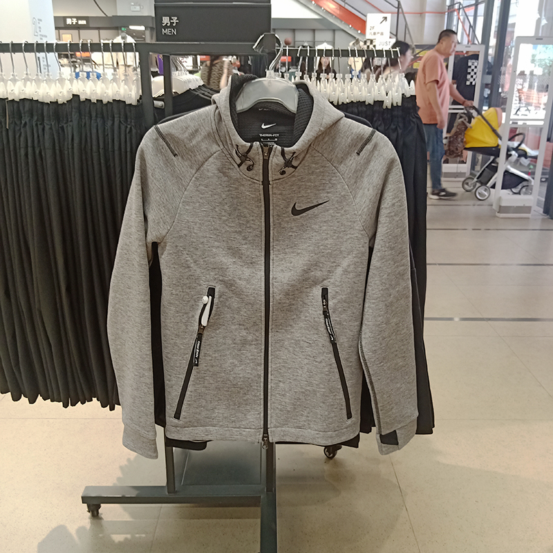 正品Nike/耐克冬款男子外套百搭简约运动服加绒上衣 DD1879-010