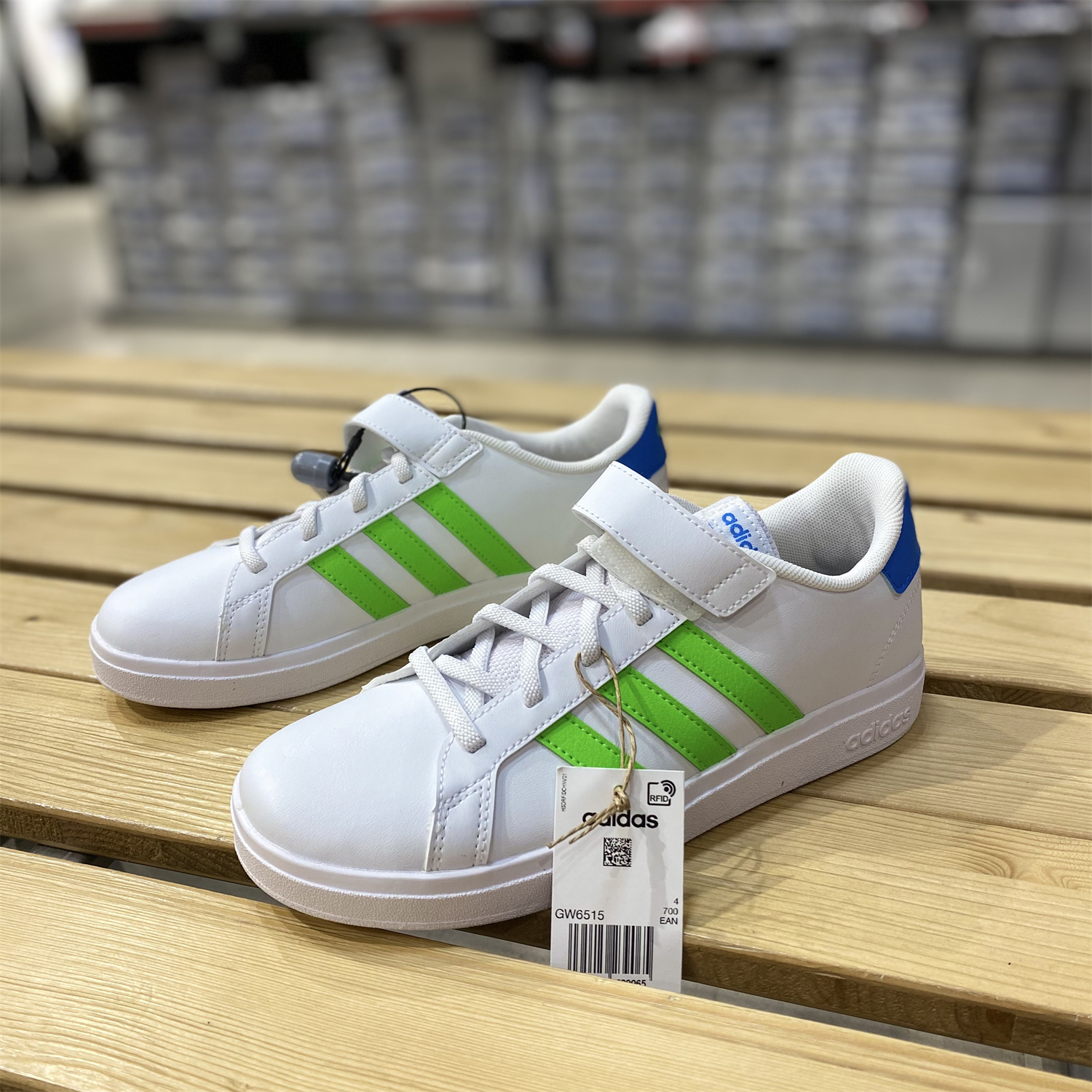 Adidas/阿迪达斯GRAND COURT男女同款轻便耐磨运动休闲鞋GW6515