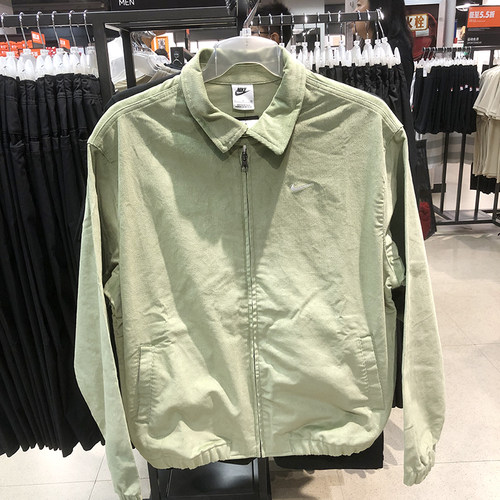 正品Nike/耐克男装新款灯芯绒复古休闲运动夹克外套 DX9071-386