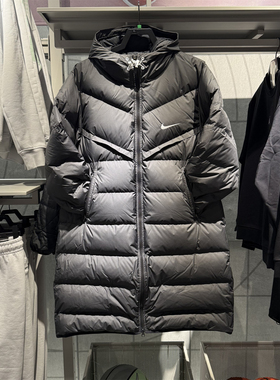 正品Nike耐克男女防风中长款羽绒服风行者冬防泼水保暖外套HQ4185