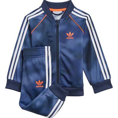 正品Adidas/阿迪达斯经典运动休闲婴幼童小童长袖长裤套装 GN4112