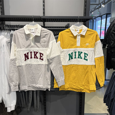 Nike耐克男女POLO衫长袖T恤