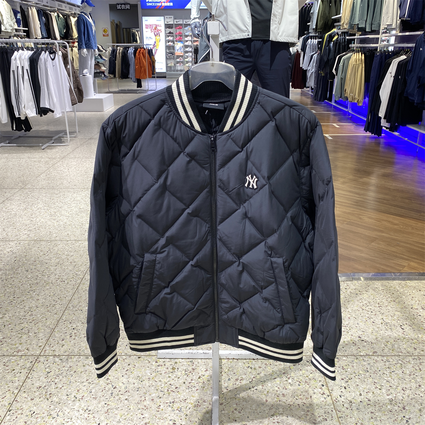 MLB男女羽绒服棒球服外套