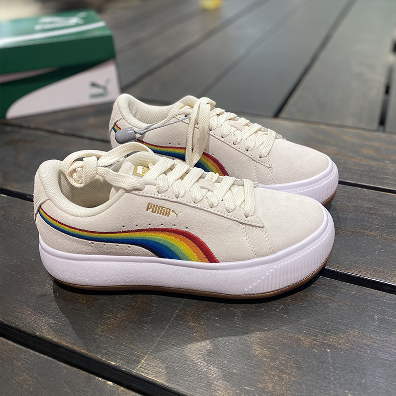 puma/彪马女子2022新款松糕鞋低帮厚底运动休闲板鞋387239-01