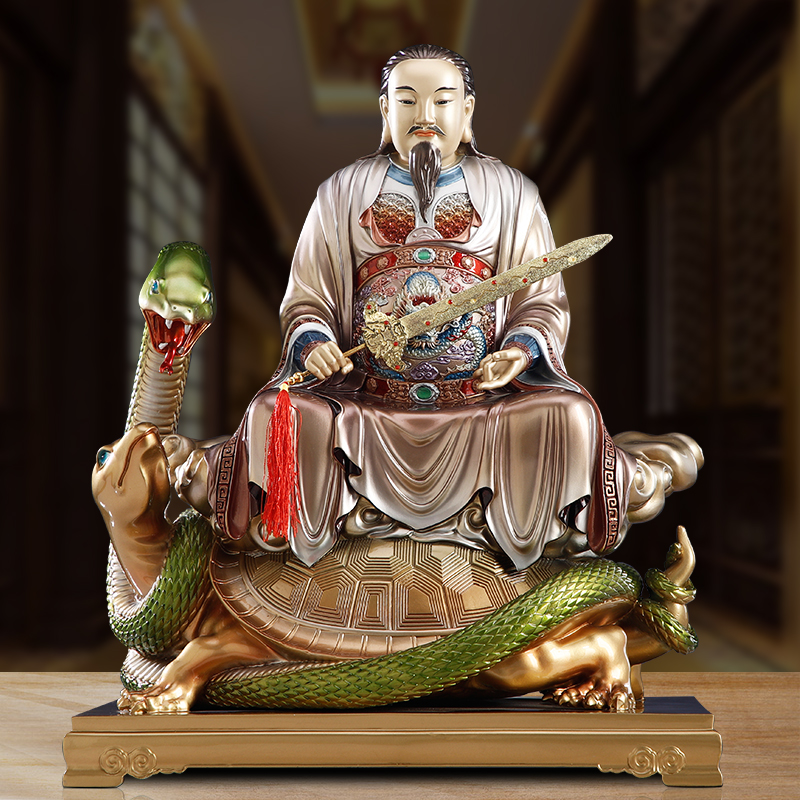 佛堂武当山真武大帝供奉客厅摆件