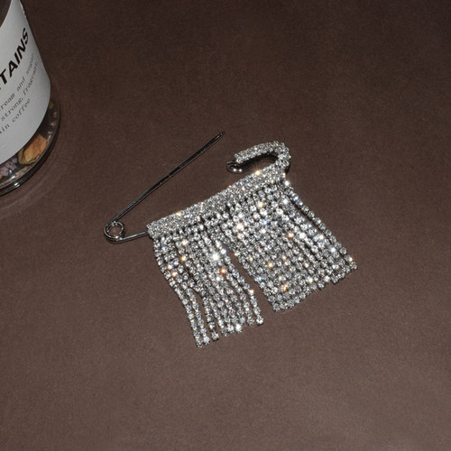 高档奢华超闪ins潮男女流苏水钻