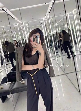 女金属复古蛇形缠绕腰链腰带