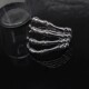 冷淡风暗黑骷髅鬼爪开口手镯男女配饰欧美夸张朋克宽版 箍手环 袖
