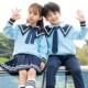 幼儿园园服四件套春秋中小学生校服海军领一年级班服学院风运动服