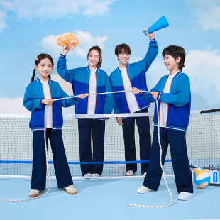 江西省抚州市指定统一校服中小学生班服春秋夏运动服套装厂家直销