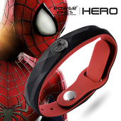 power ionics新品 运动防水矿物手环手链送男友刻字礼物蜘蛛侠情侣